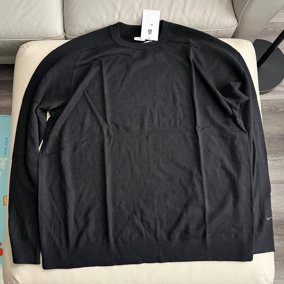 NWT - Nike Tiger Woods Wool Blended Crew Neck Knit Golf Sweater - Size XL - Picture 4 of 11